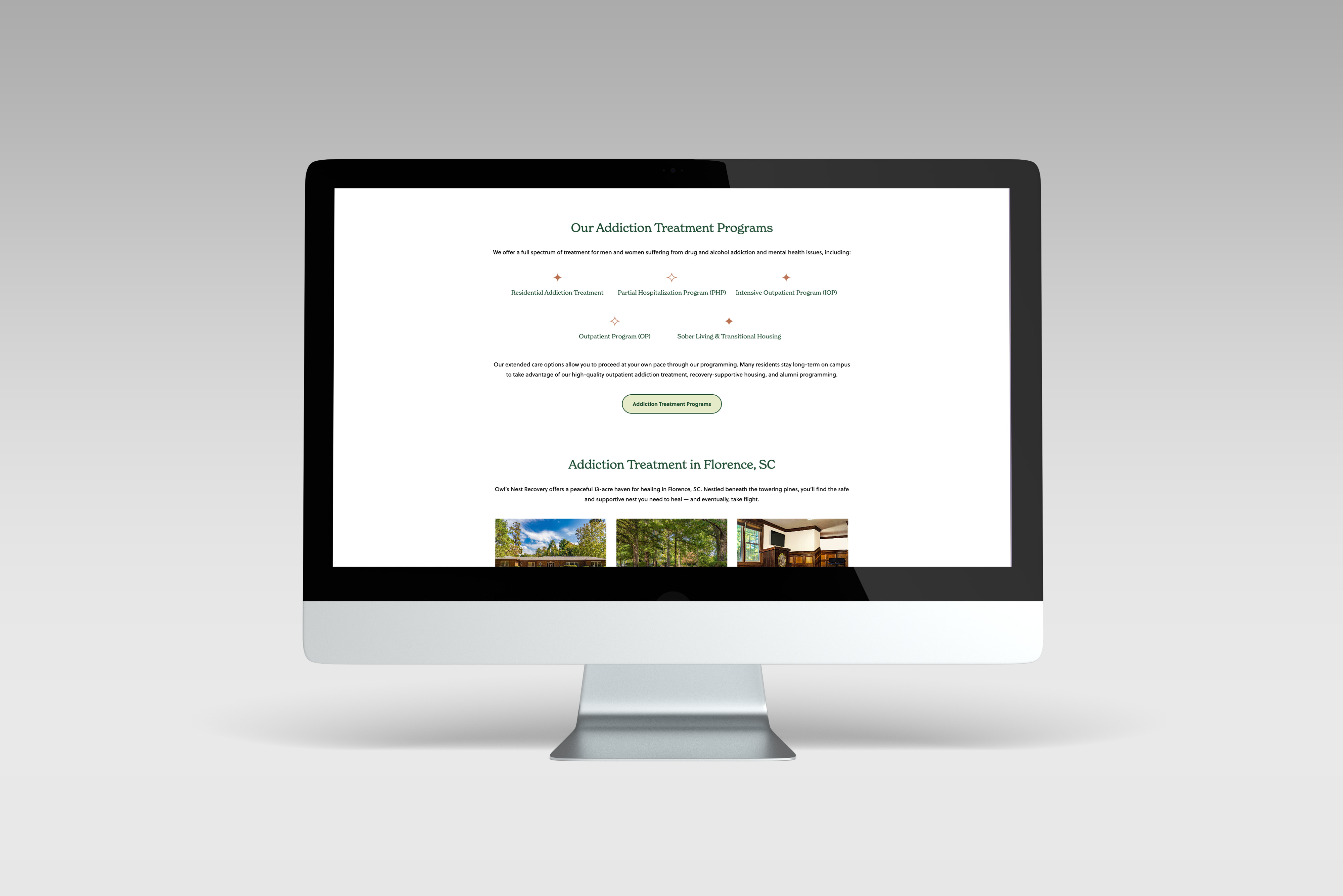 behavioral health agency design website