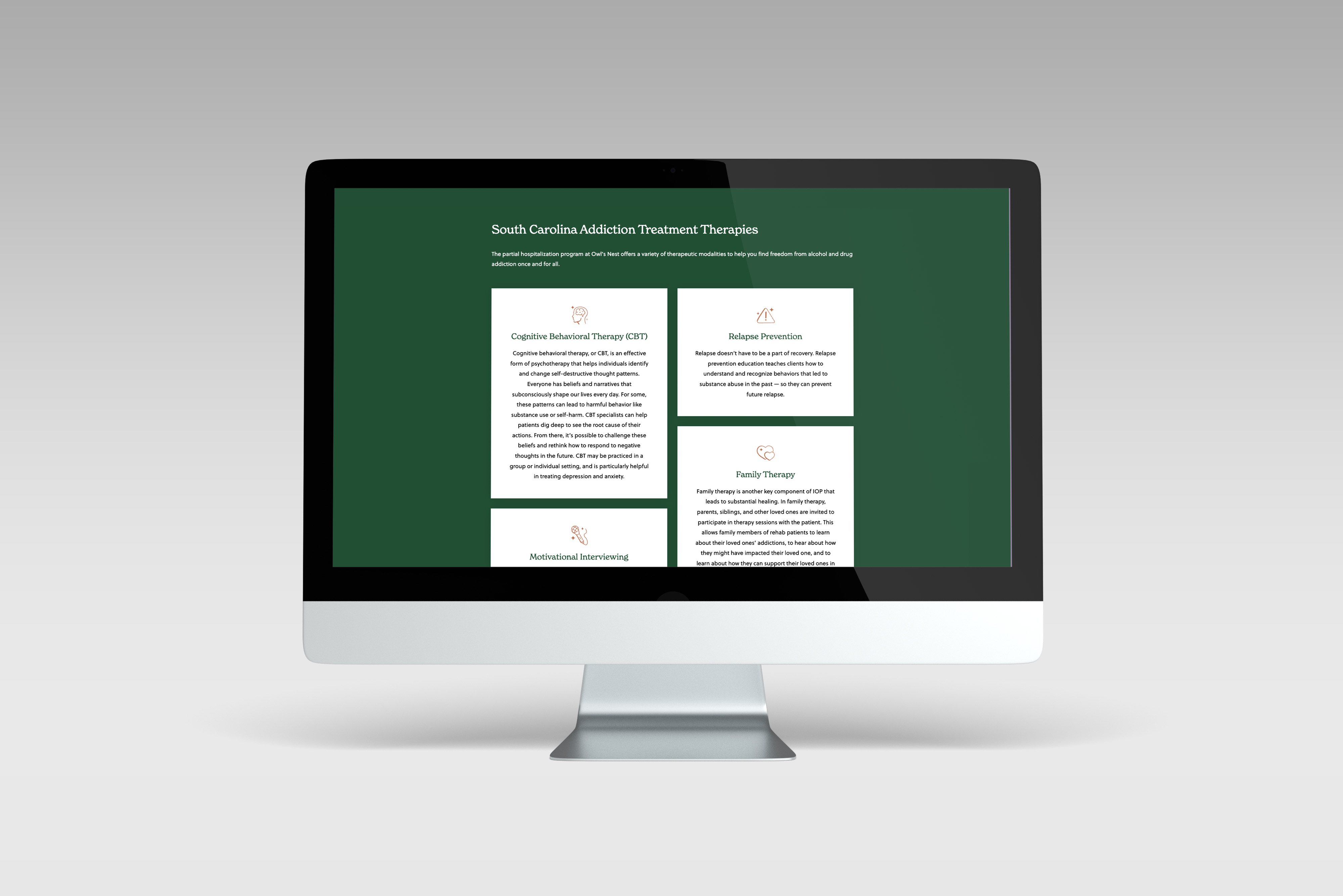 rehab marketing website